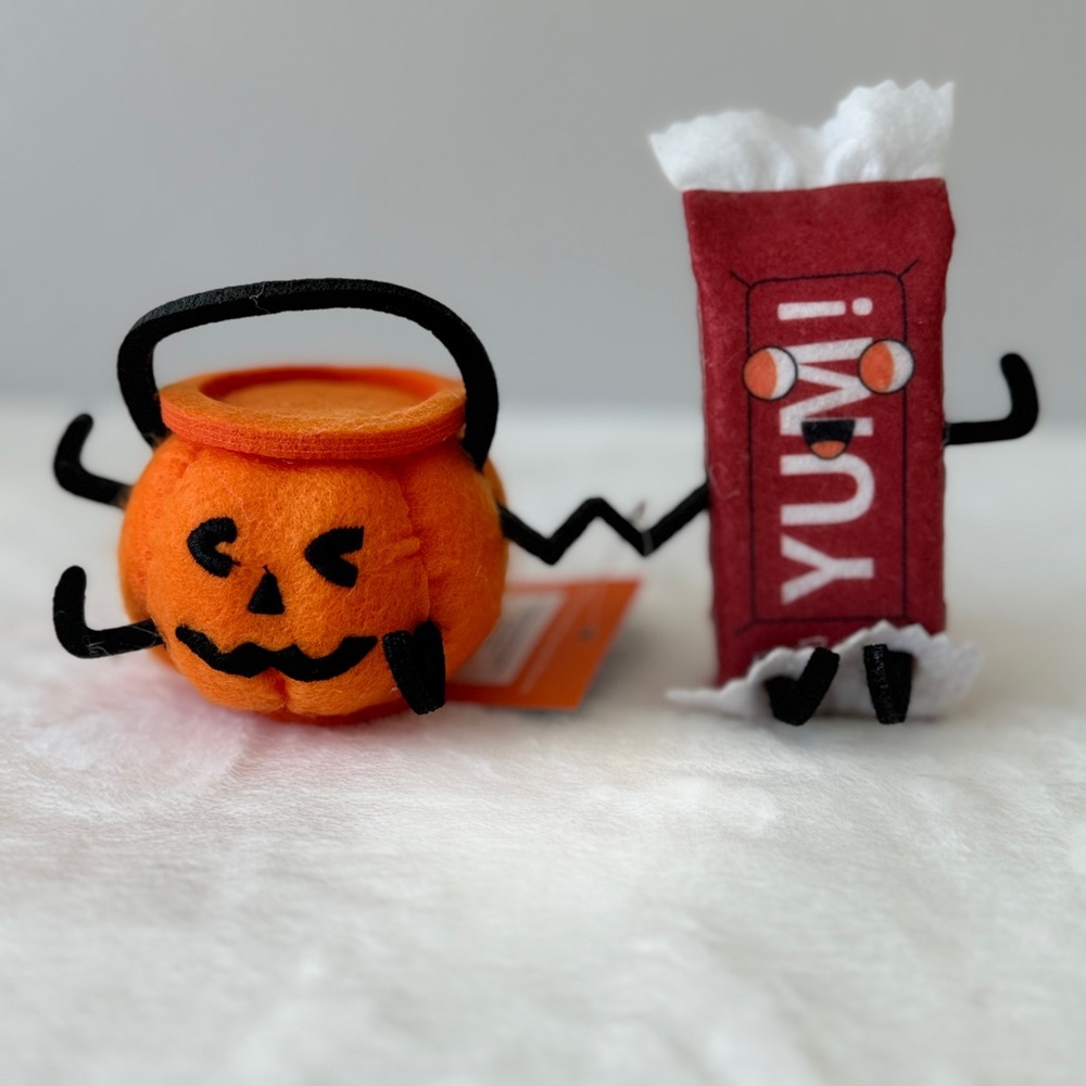Candy Bowl and Candy Bar Duo Halloween Figurine New.